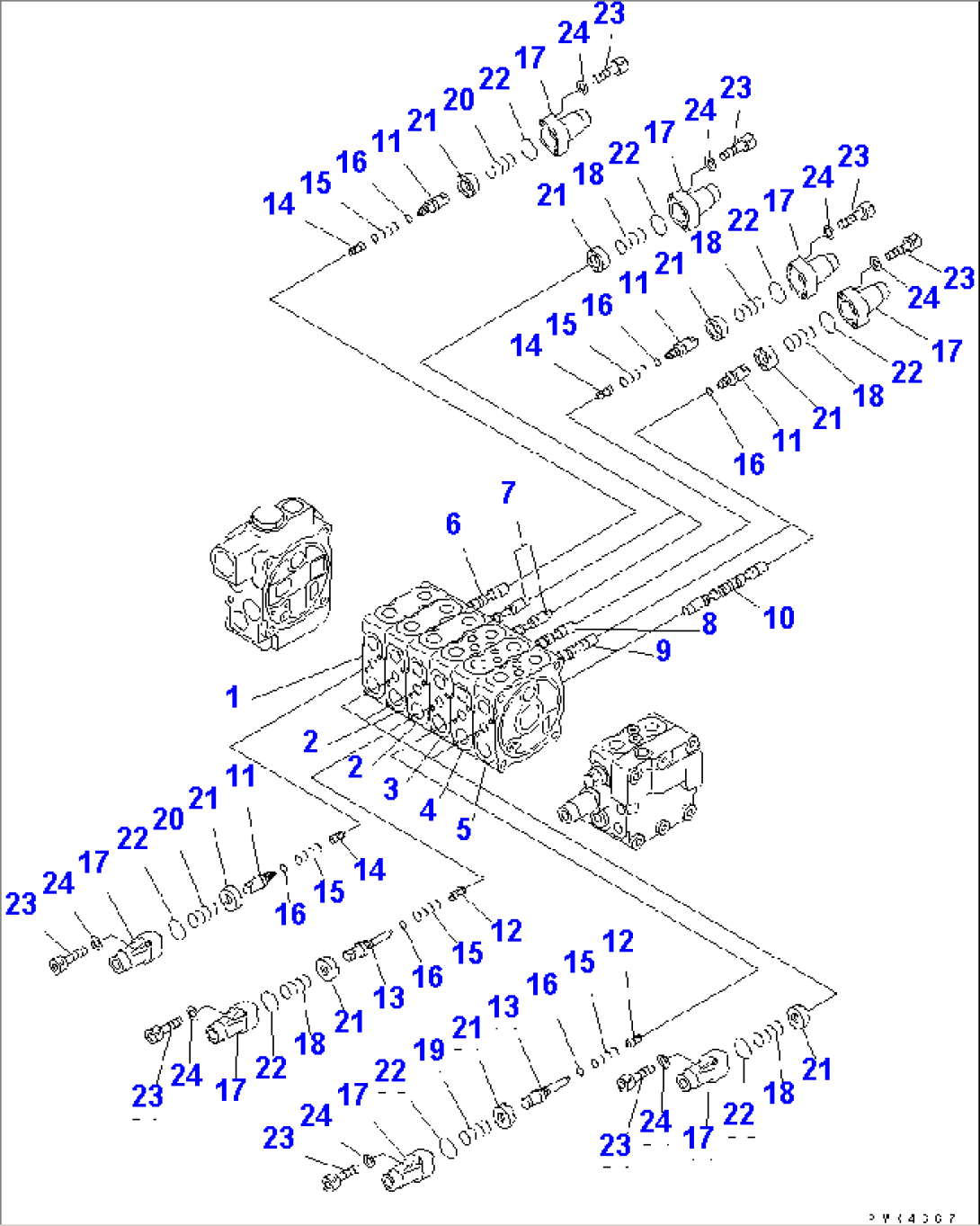 MAIN VALVE (7-VALVE) (1/7)