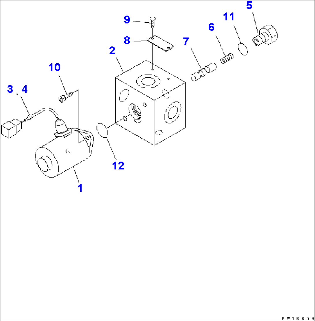 SOLENOID VALVE (INNER PARTS)(#31001-)