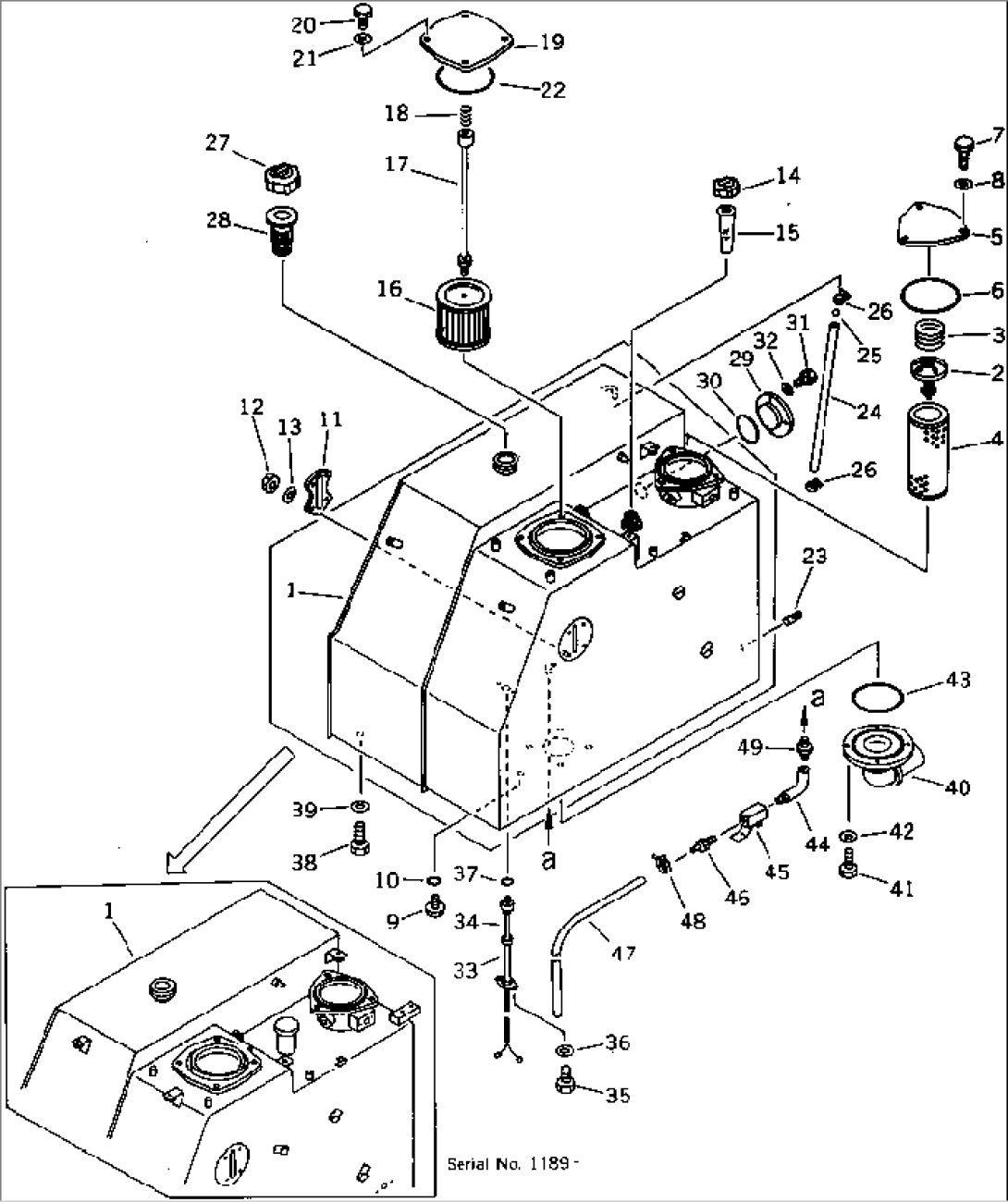 FUEL AND HYDRAULIC TANK