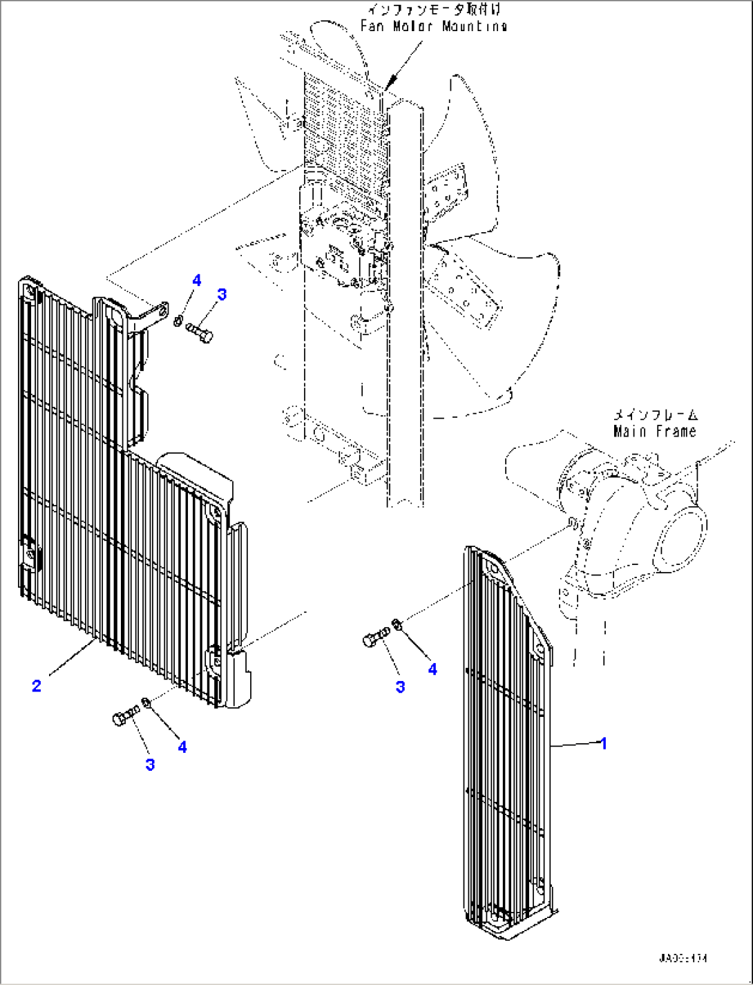 Cooling System, Fan Net (#10001-)