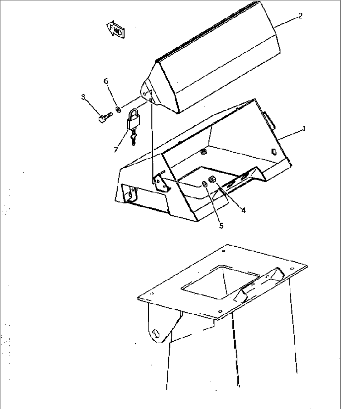 INSTRUMENT PANEL COVER(#10001-19999)