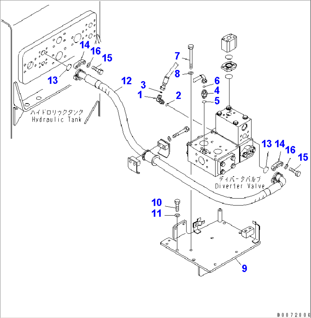 TORQUE CONVERTER AND TRANSMISSION (DRAIN LINE)(#55001-)