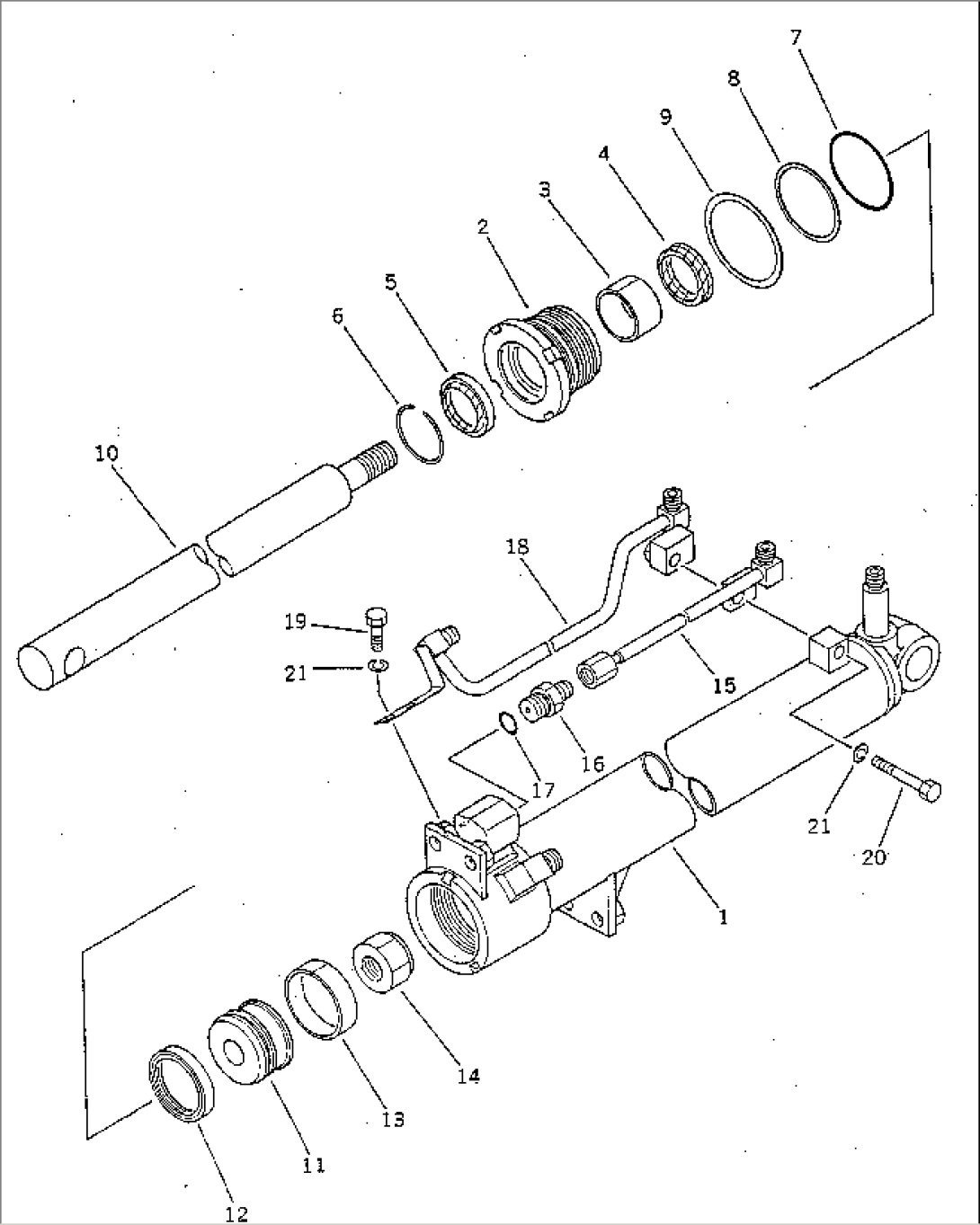 OUTRIGGER SLIDE CYLINDER (FOR H-TYPE OUTRIGGER)