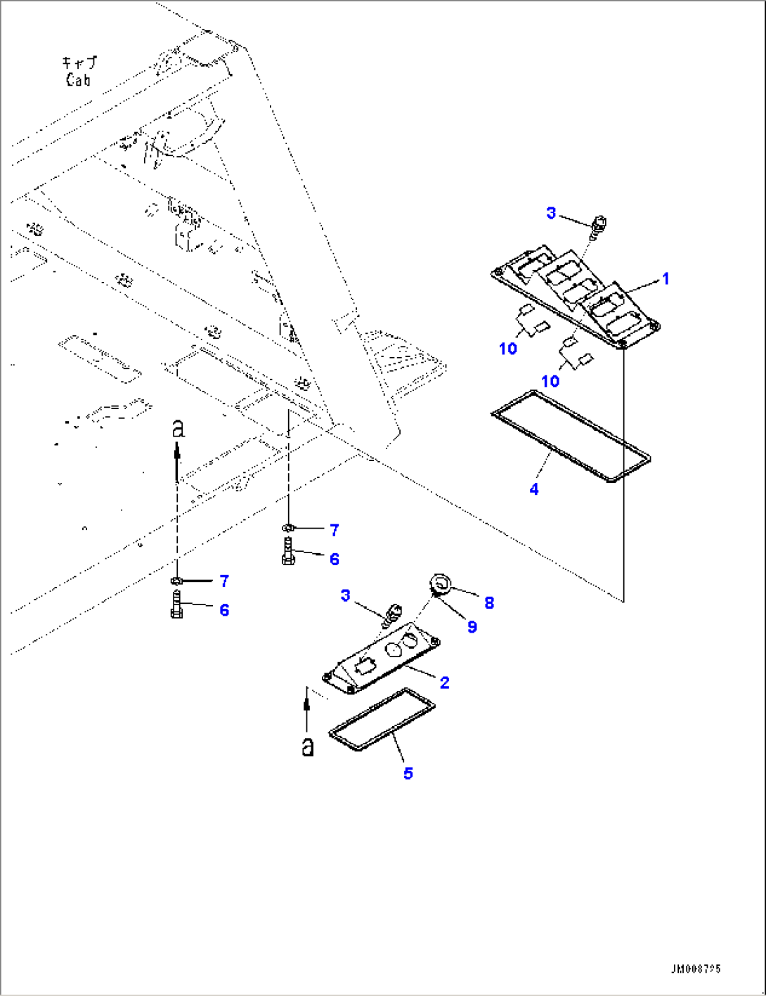 Cab, Connector Plug (#50001-)