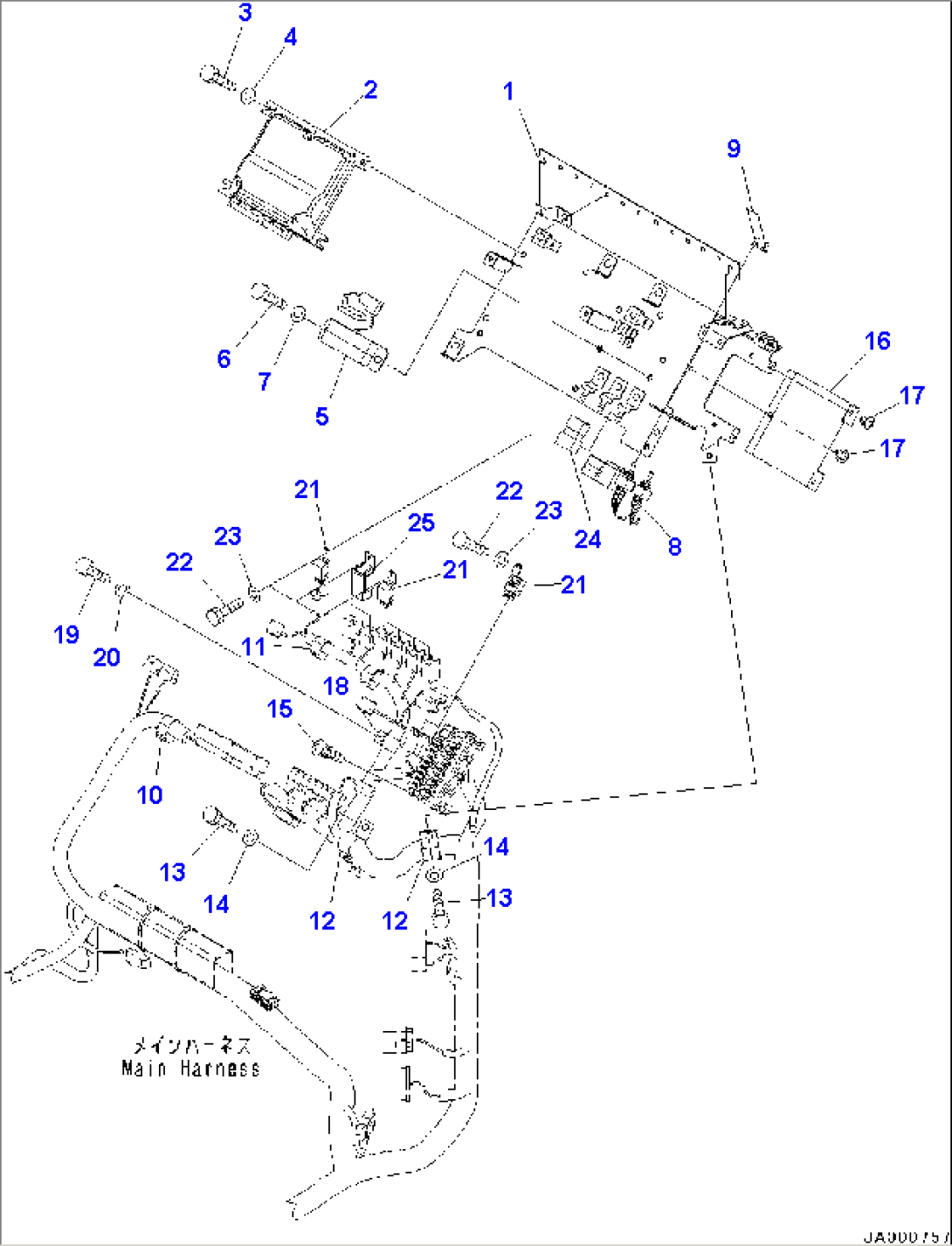 Floor Frame, Wiring Harness (#5001-)