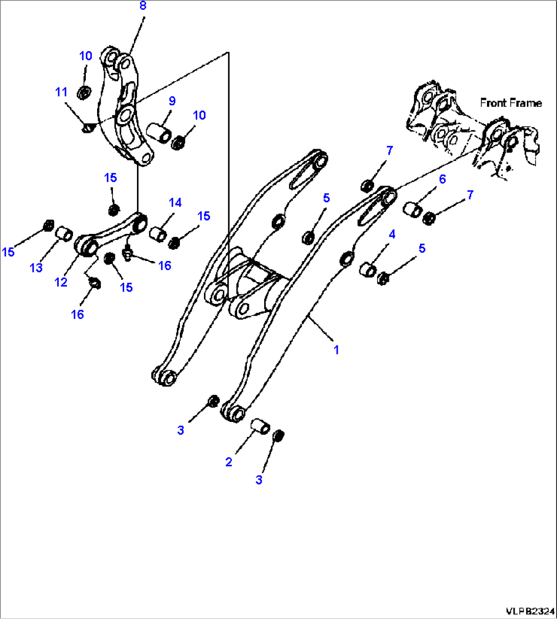 T4110-01A1 BOOM AND BELLCRANK LOGGER