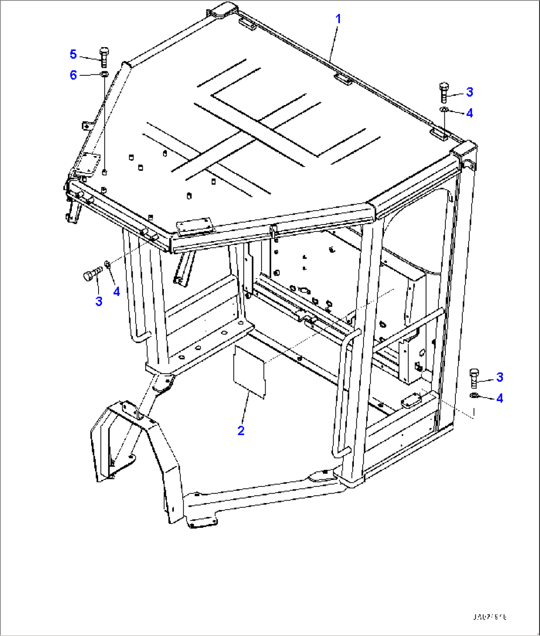 ROPS Canopy (#1001-)