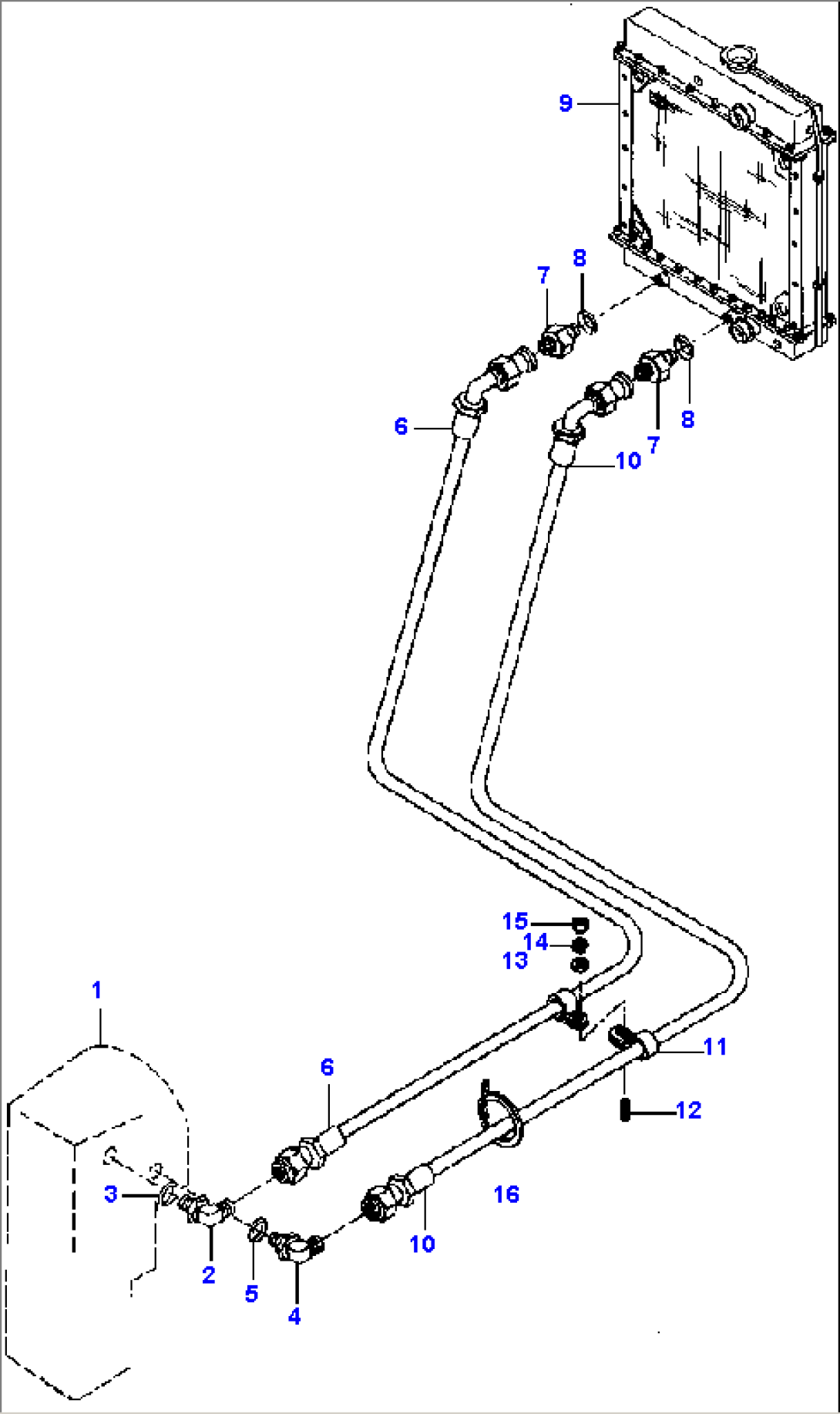 FIG. C5110-01A2 CONVERTER OIL LINES