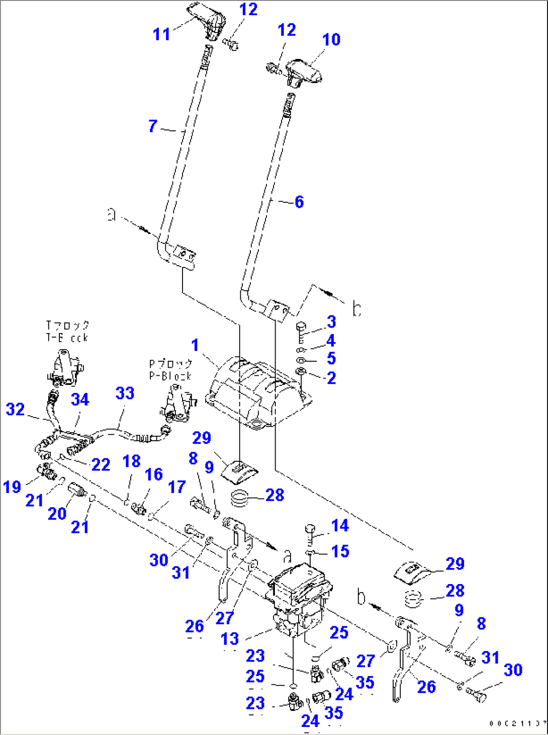FLOOR FRAME (TRAVEL CONTROL) (CANOPY) (FOR NA)