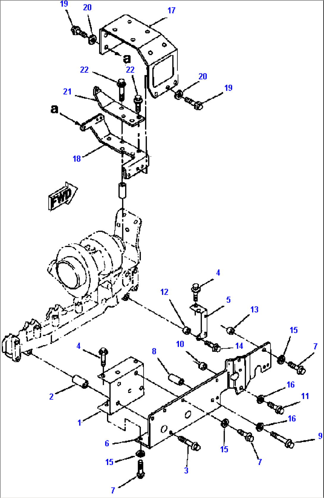 FIG NO. B0000-07A0 HEAT SHIELD