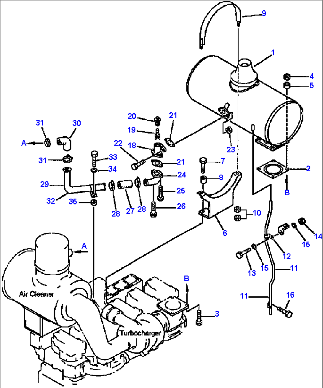 MUFFLER (EXHAUST EXTENSION)