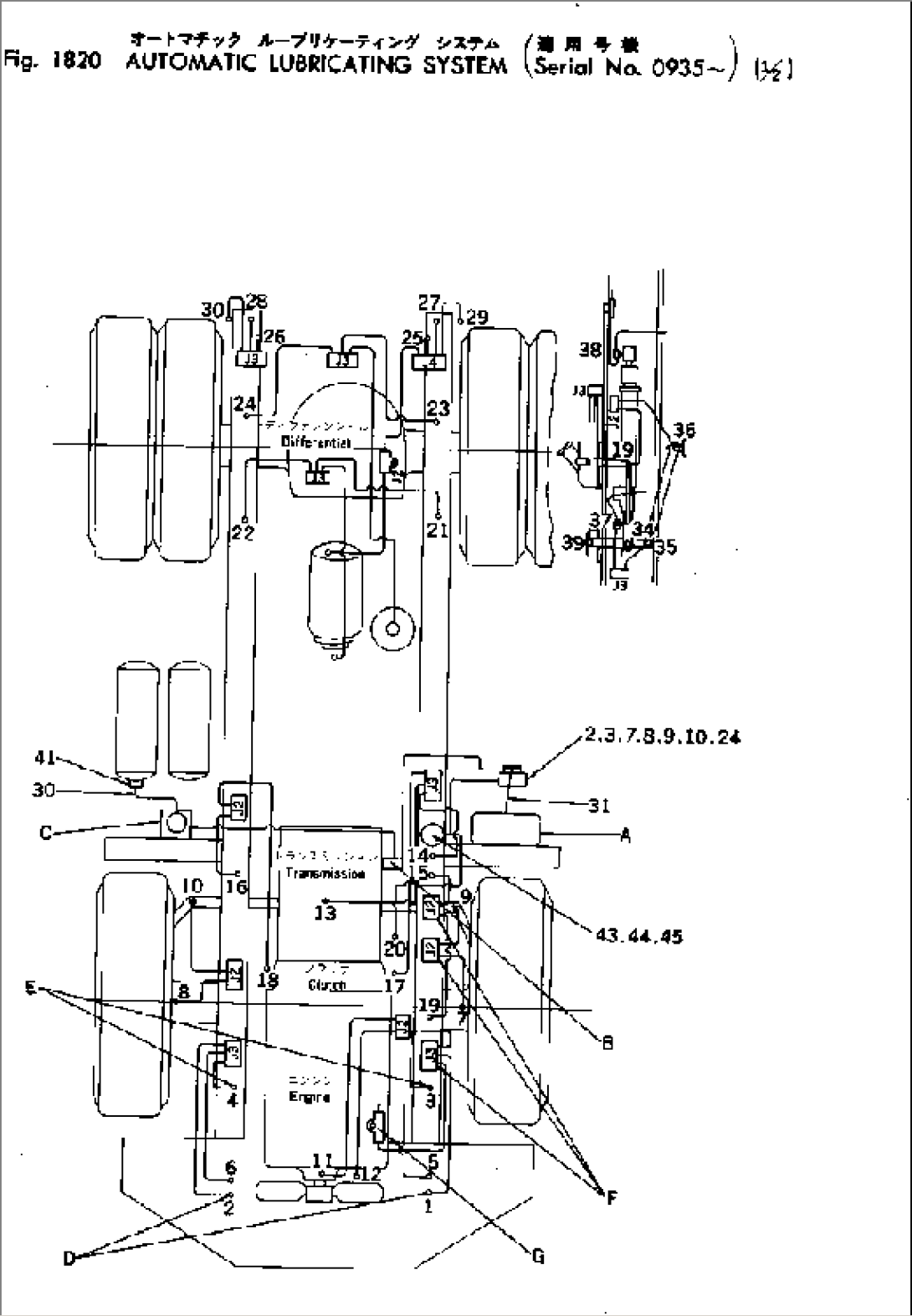 AUTO LUBRICATING SYSTEM (1/2)(#935-)