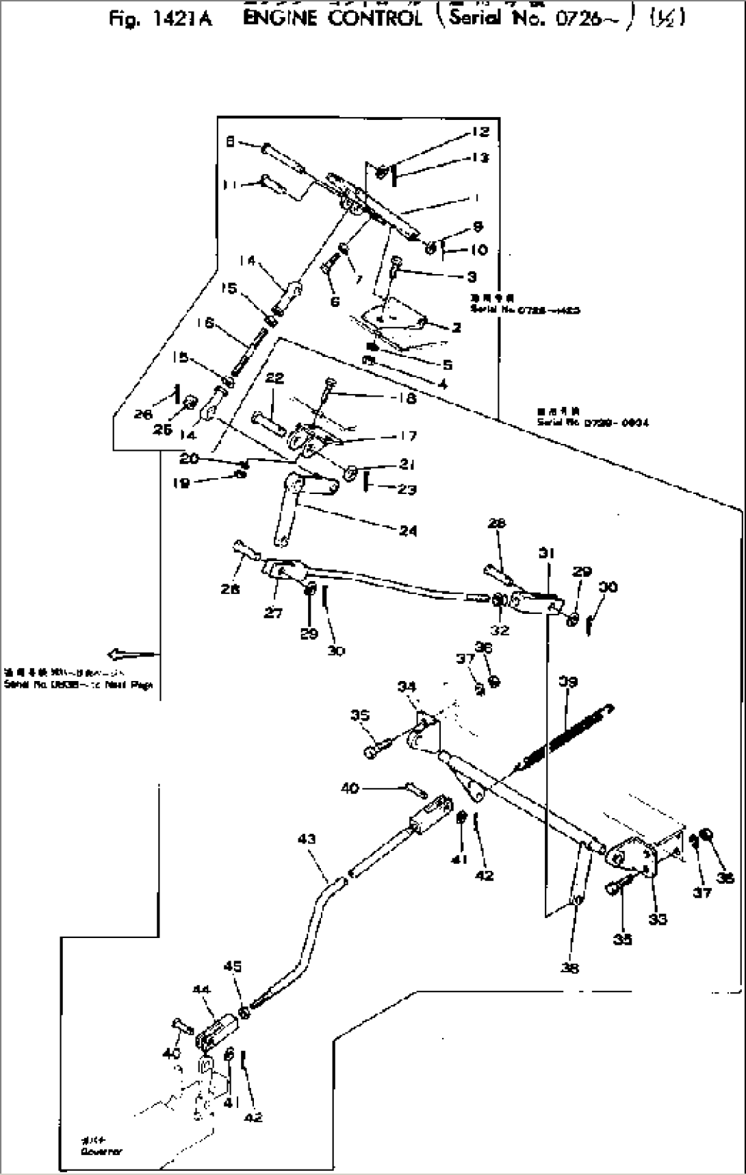 ENGINE CONTROL (1/2) (L.H. STEERING)