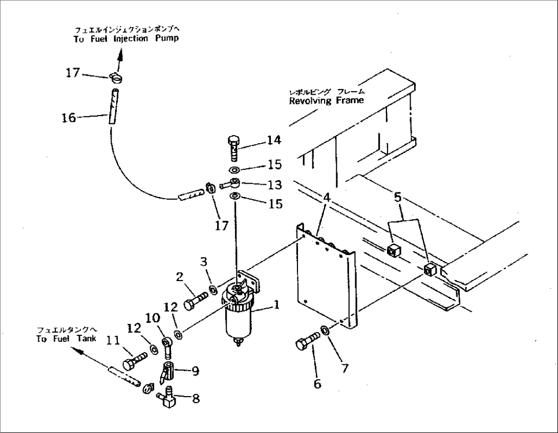 WATER SEPARATOR AND PIPING(#20001-21609)
