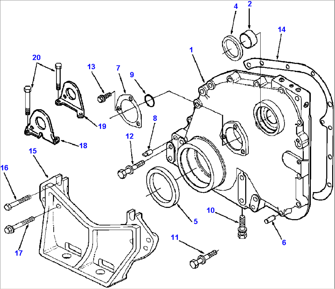 FRONT GEAR COVER