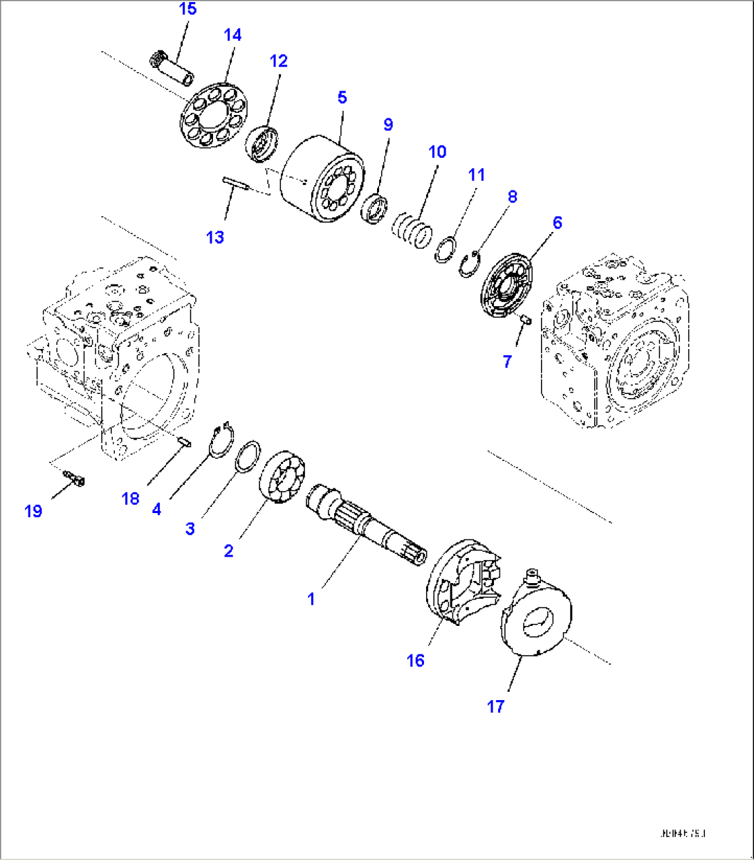 Piston Pump, Inner Parts (7/11) (#30190-)