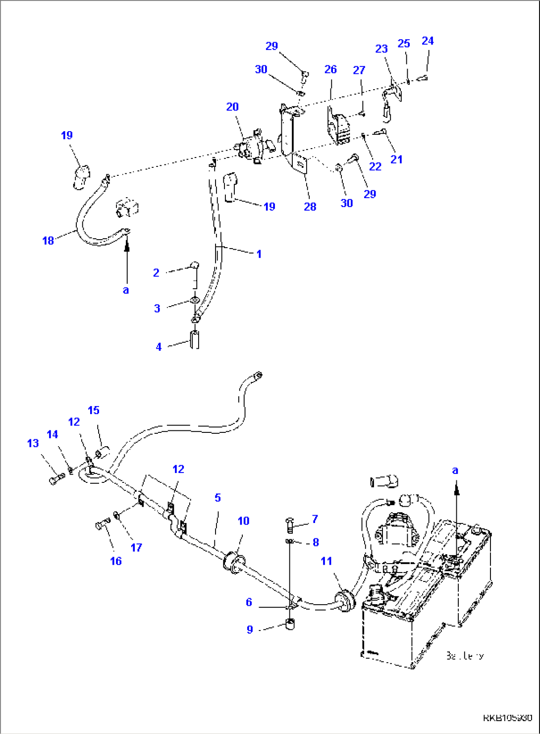 BATTERY, BATTERY CABLE