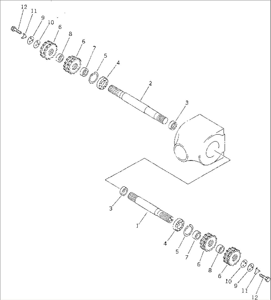 FINAL DRIVE GEAR (NO-SPIN DIFFERENTIAL TYPE) (2/2)