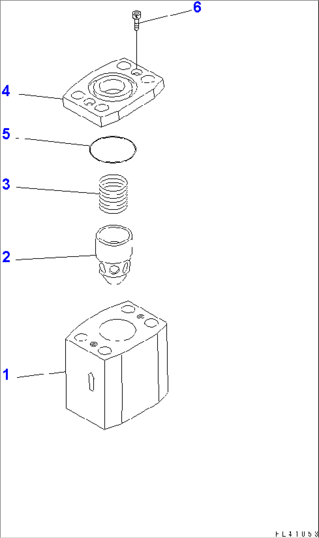 CHECK VALVE (FOR EMERGENCY STEERING)