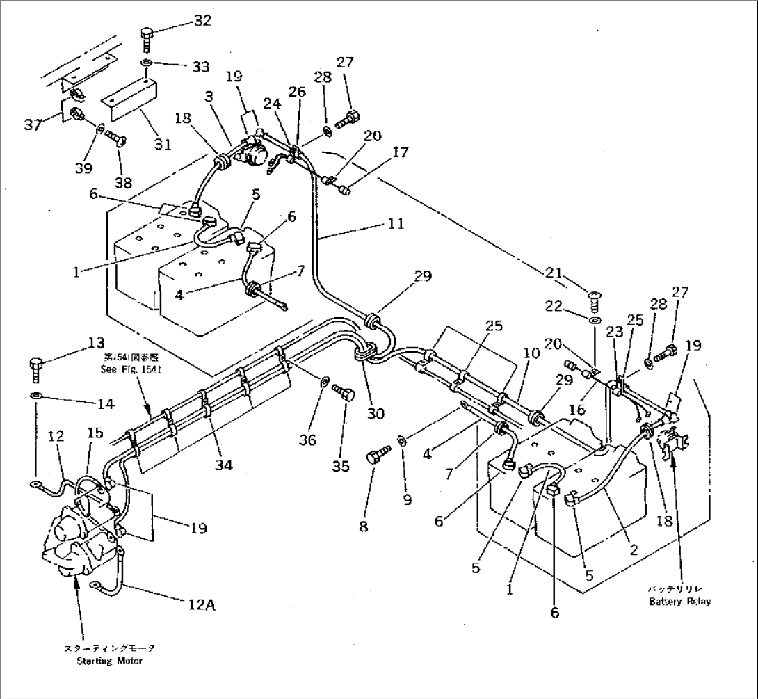 ELECTRICAL SYSTEM (BATTERY LINE)(#10001-10499)