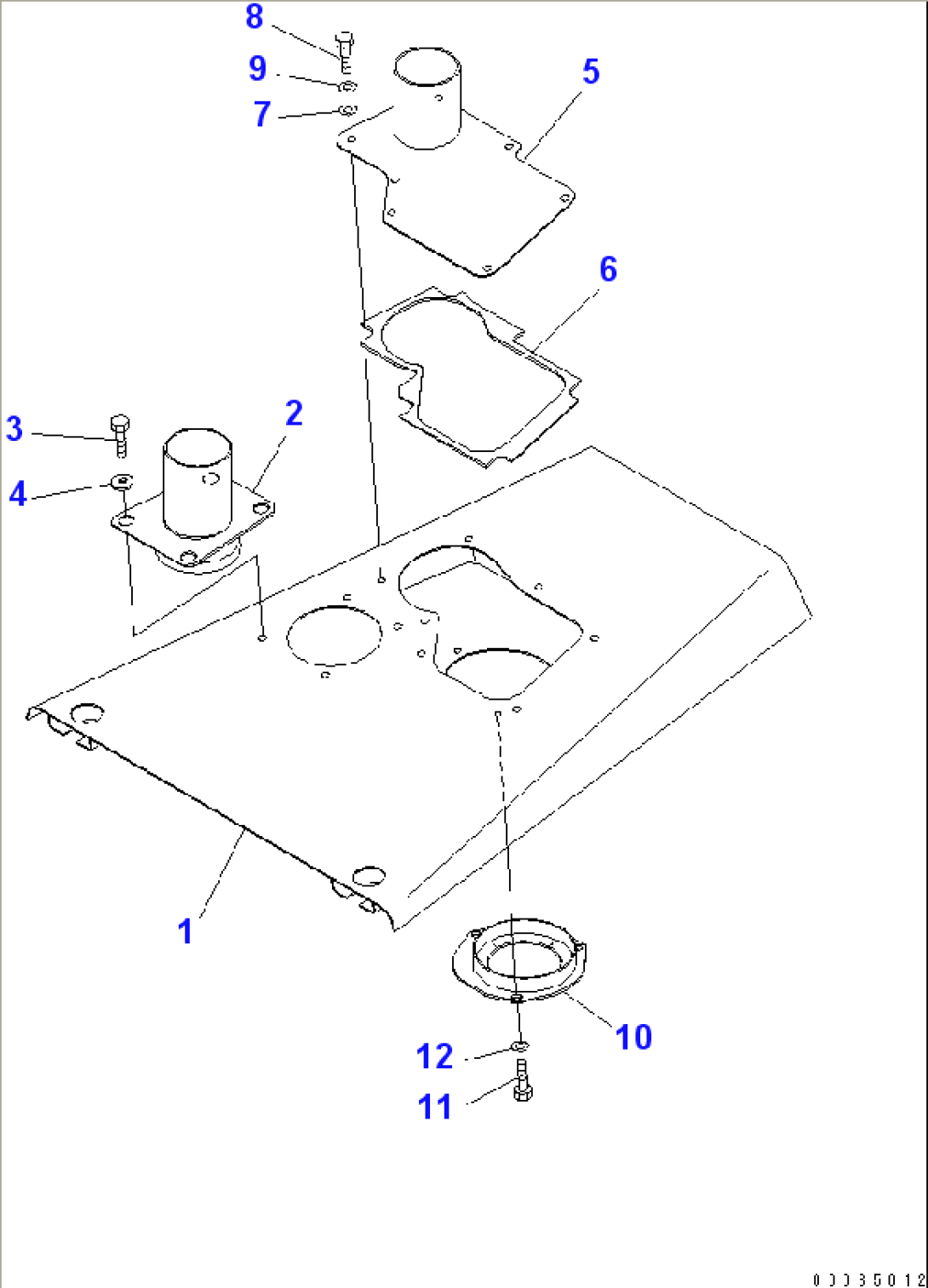 FRONT GUARD (ENGINE HOOD) (SIDE COVER LESS)