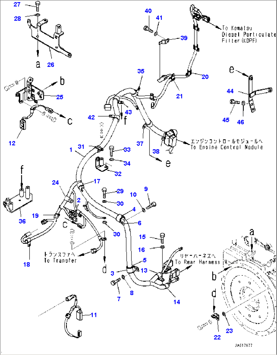 Engine Related Parts, Wiring Harness (1/2) (#80001-)