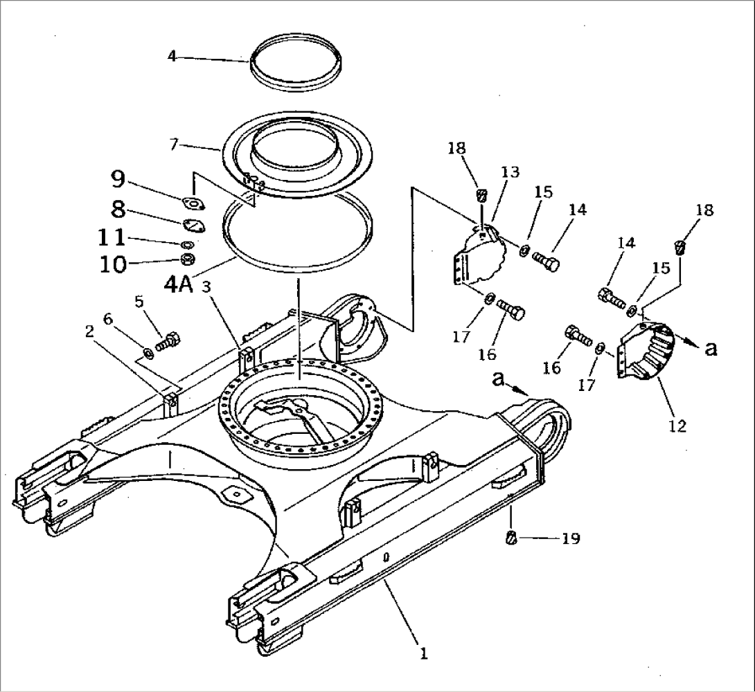 TRACK FRAME (WITH UNDER COVER)(#21497-)