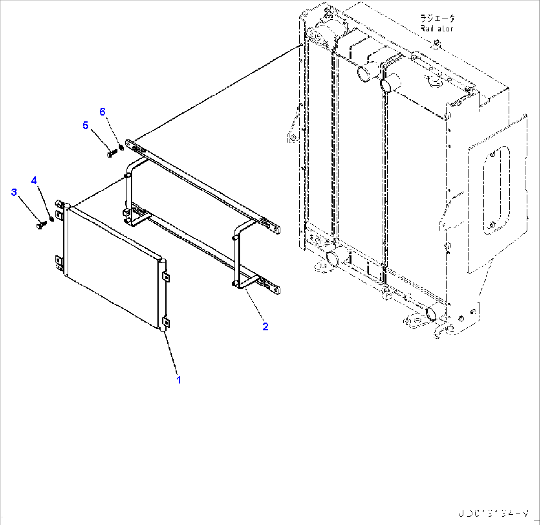 Radiator, Without Tire Inflation Kit, Fan Motor Related Parts