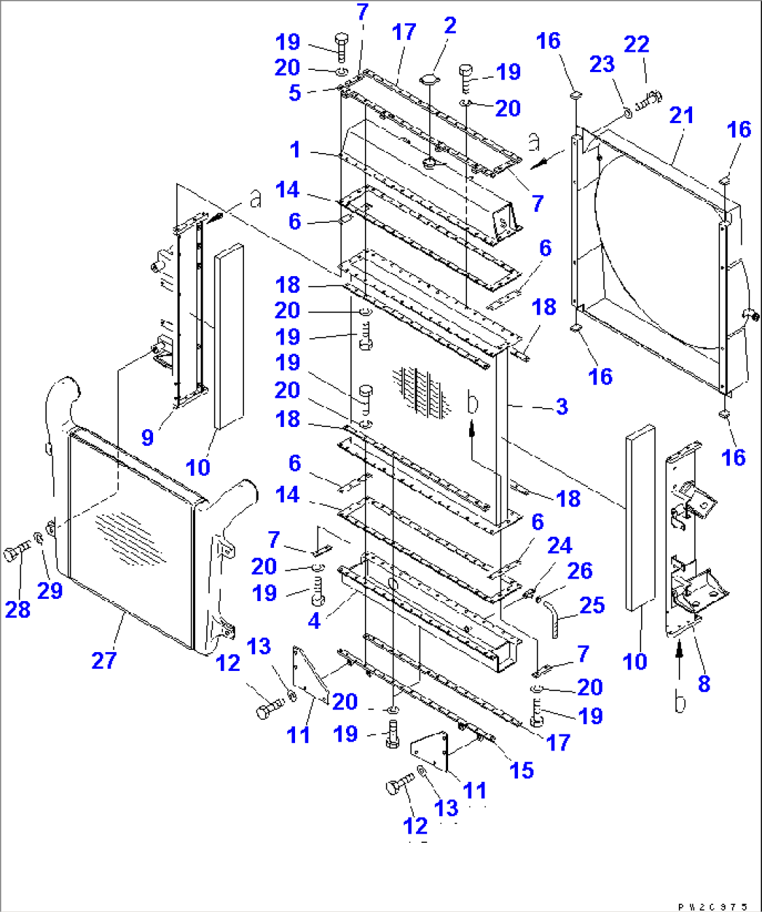 RADIATOR AND AFTER COOLER