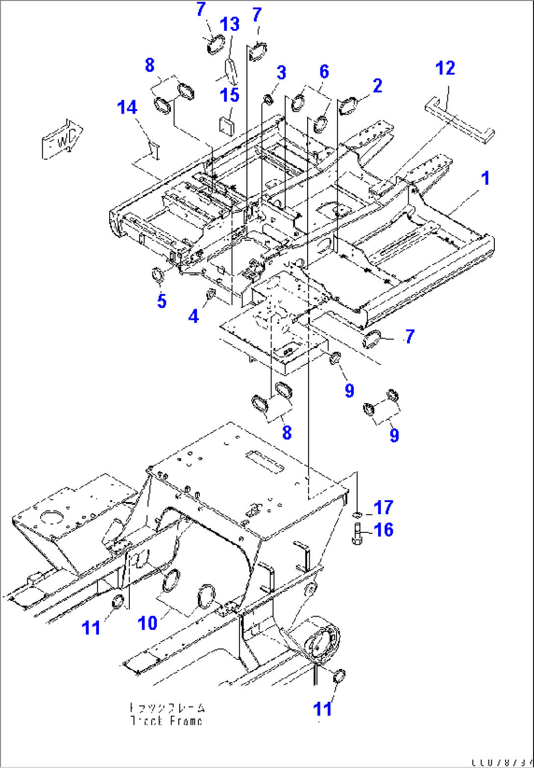 ENGINE FRAME(#1135-1500)