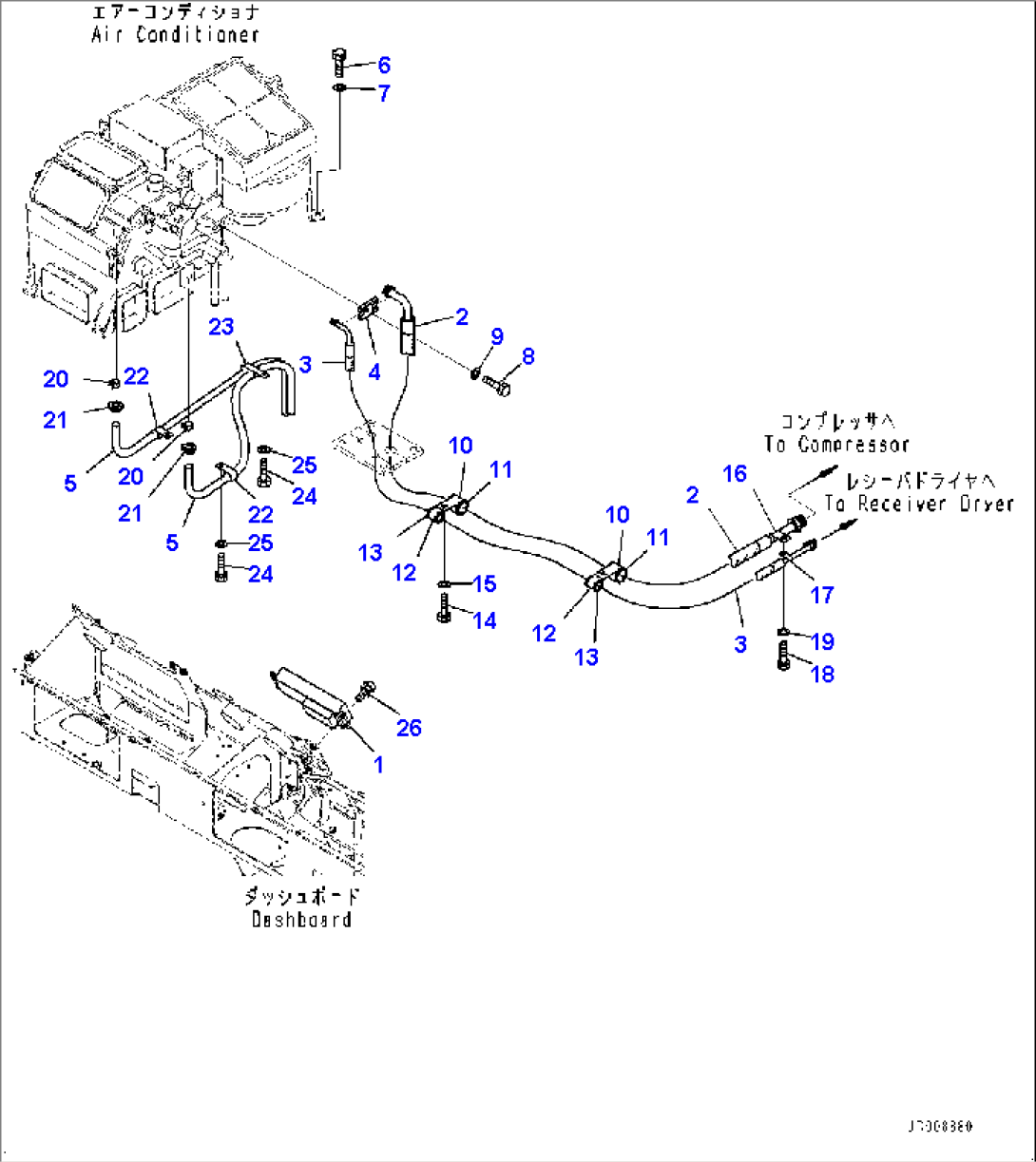 Cab, Air Conditioner Unit (2/2) (#2785-)