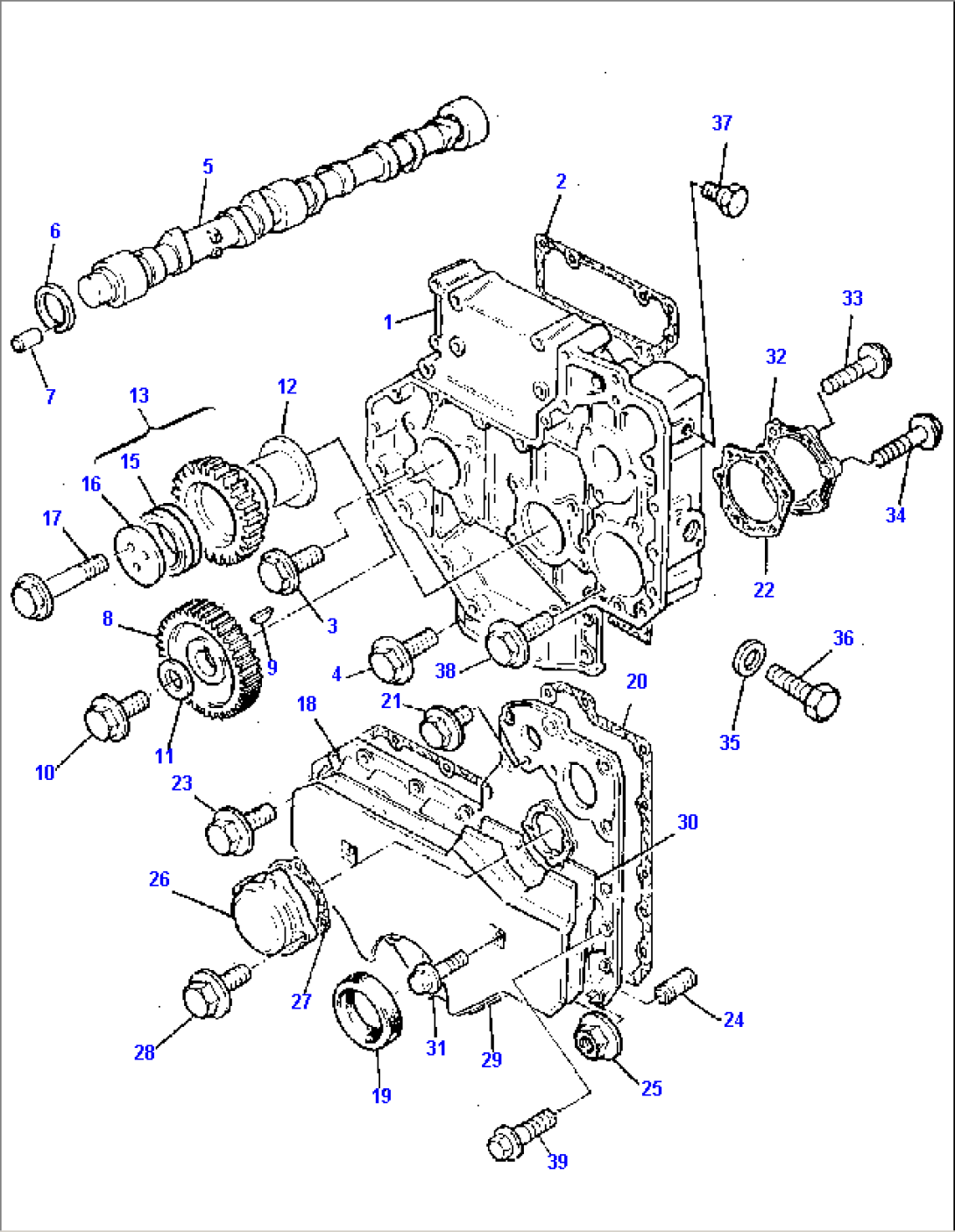 TIMING GEAR AND CAMSHAFT