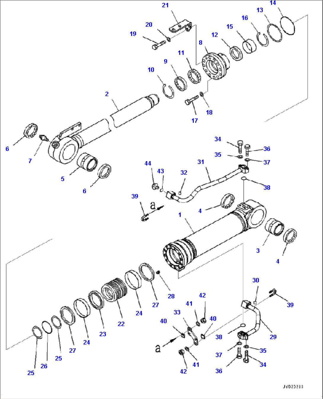 T4150-001001 BUCKET CYLINDER INNER PARTS