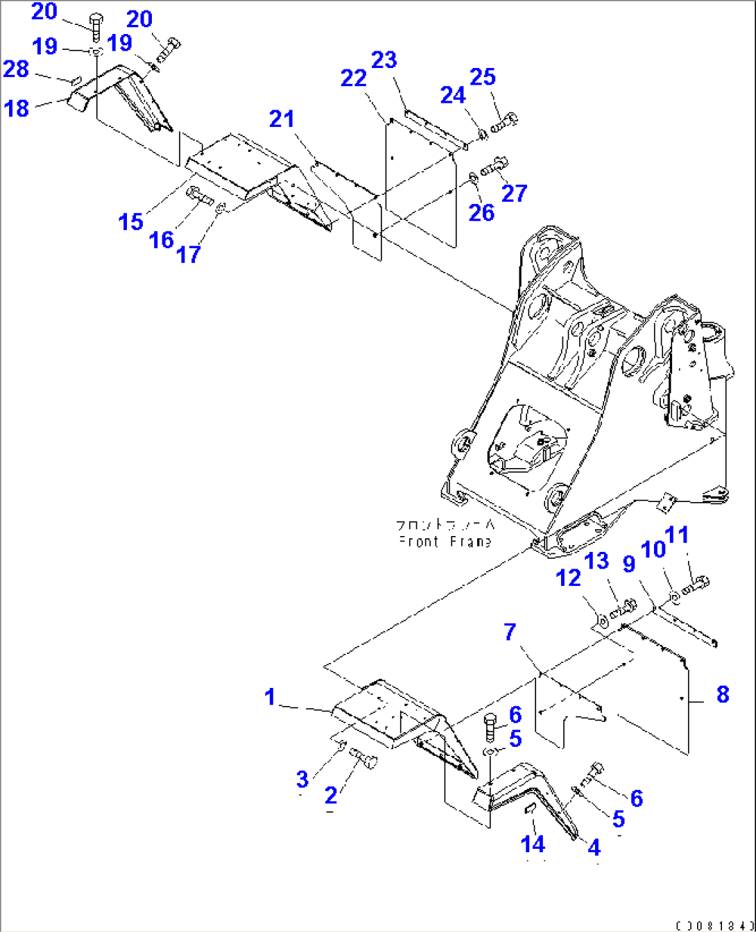 FRONT FENDER (WIDE FENDER)(#70001-)
