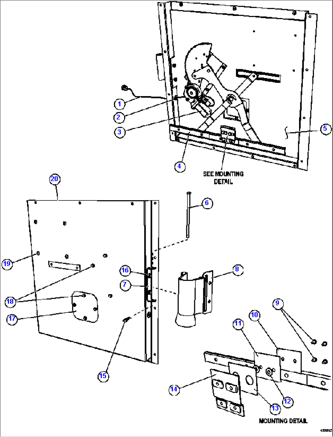 INNER DOOR PANEL - RH EL2747