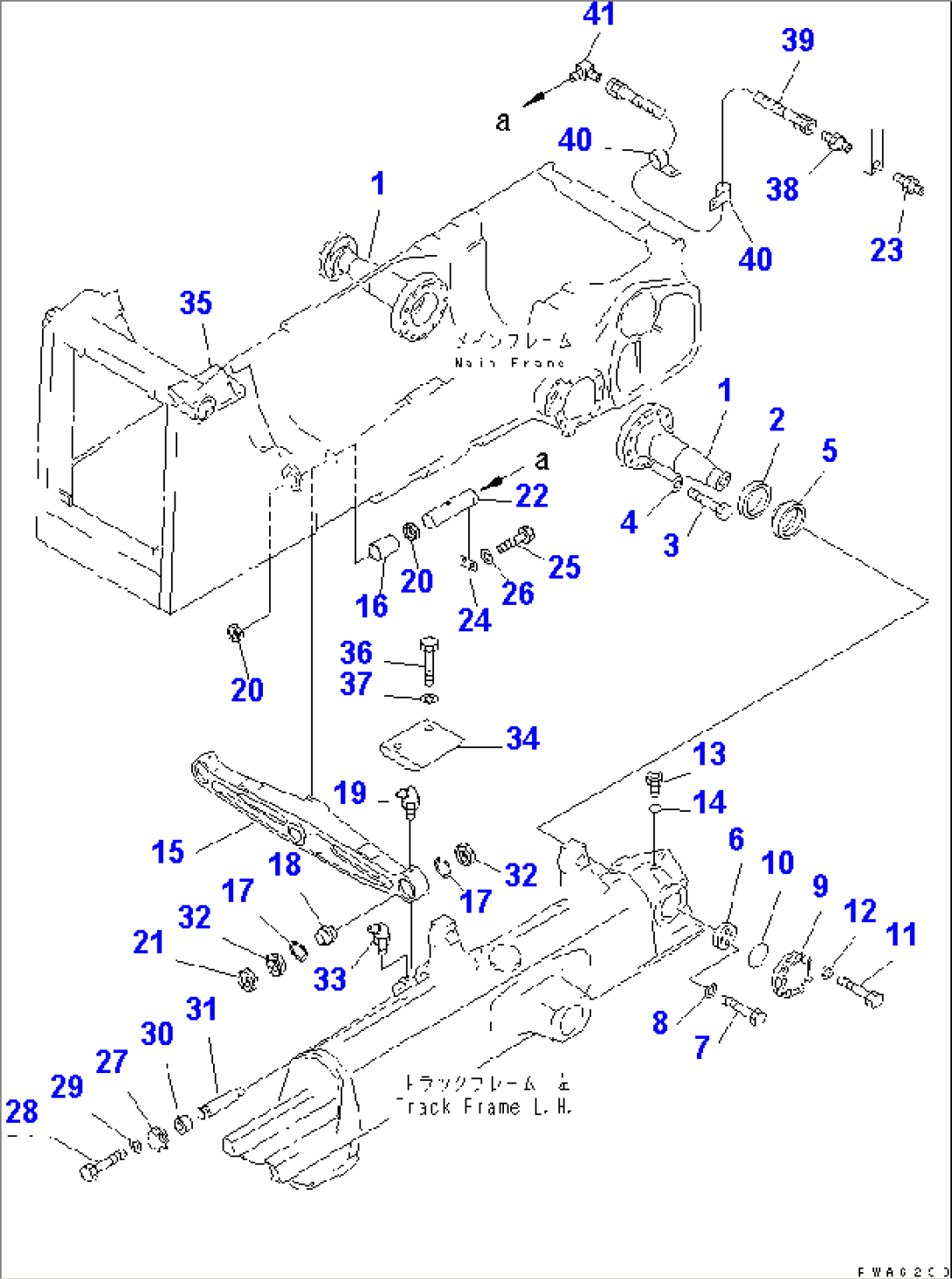 EQUALIZER BAR AND PIVOT SHAFT(#60884-61570)