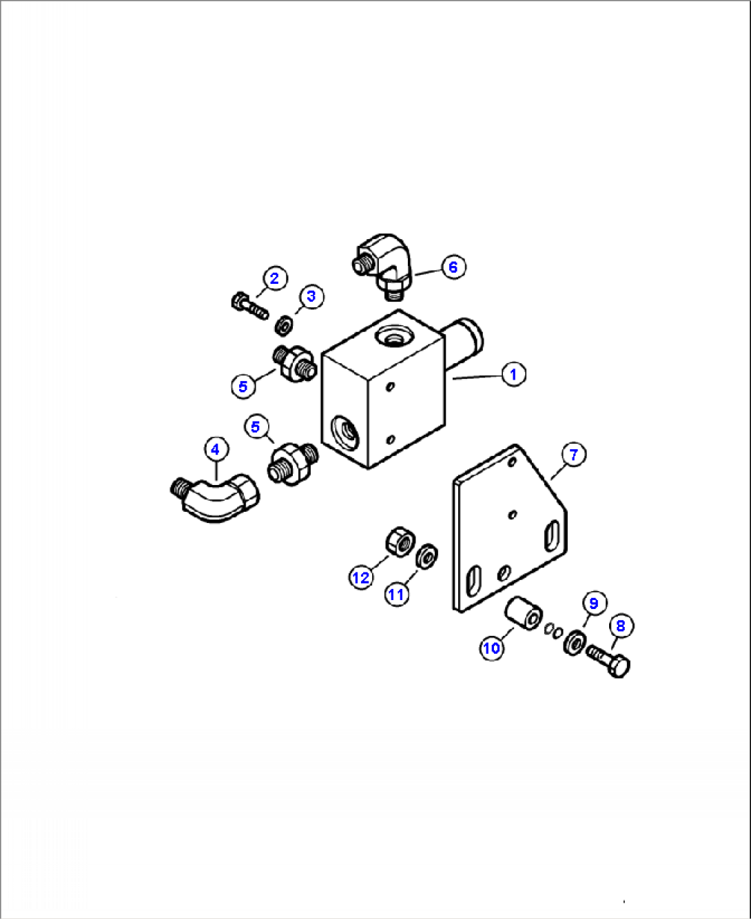 H3005-01A18 FITTING LOCATION SWITCH OVERRIDE SOLENOID