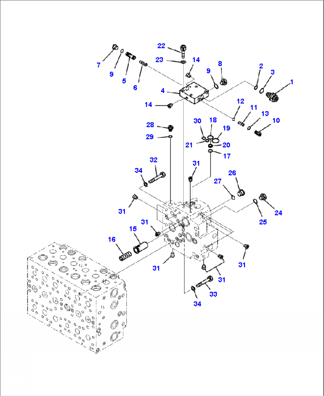 H0120-18A0 MAIN CONTROL VALVE (14/24)