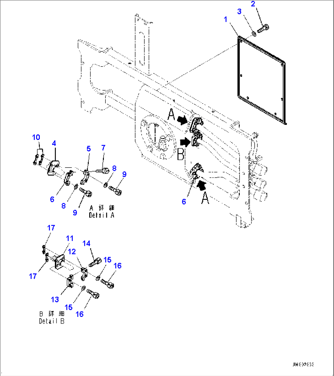 Radiator, Fan Motor Piping (#10001-)