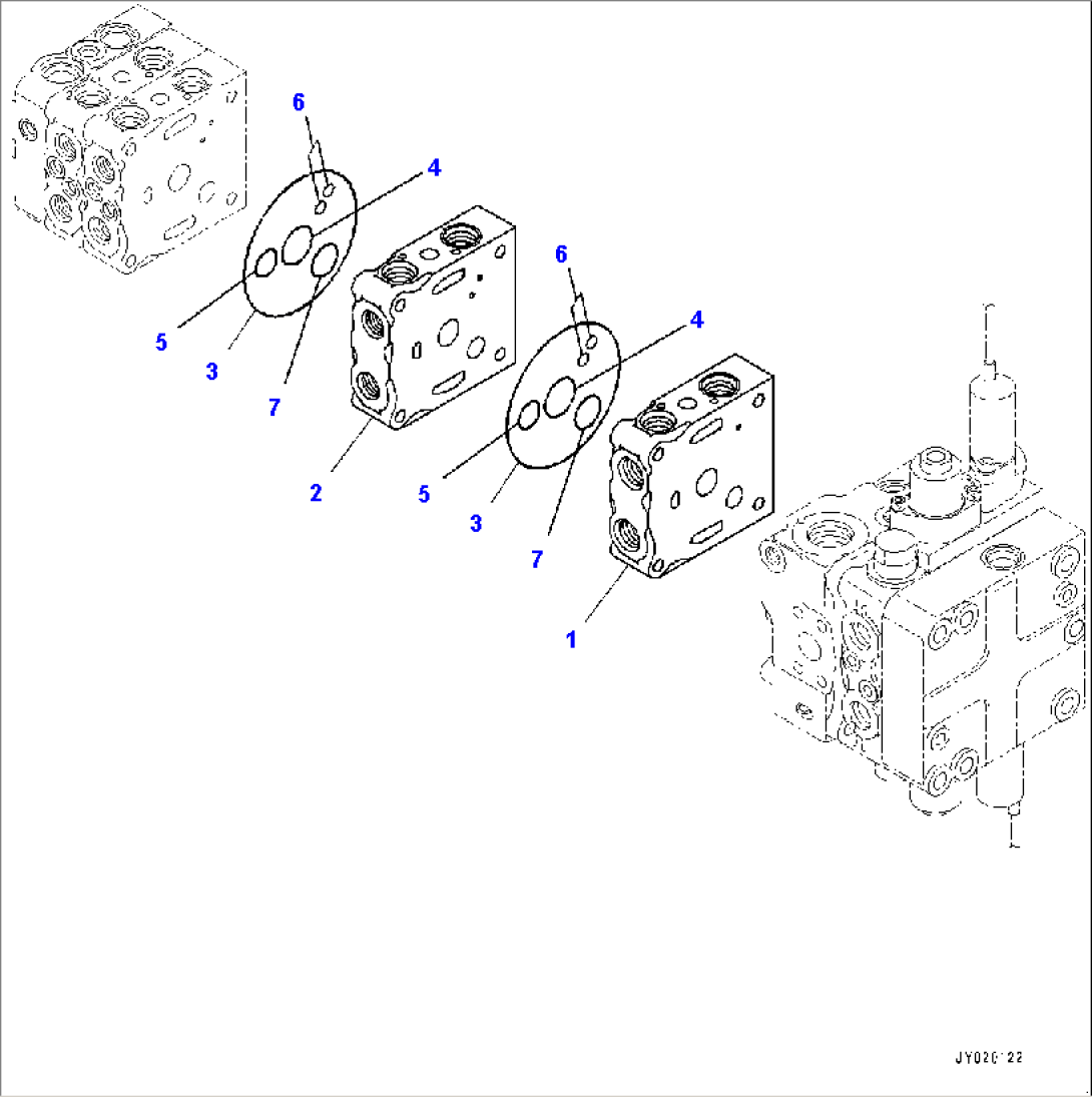 Fender Group, Control Valve, 5-Valve (1/12) (#80001-)
