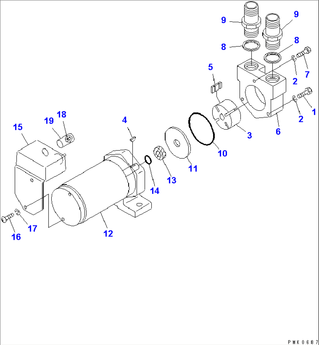 REFUELING PUMP (INNER PARTS)(#K30001-K30416)