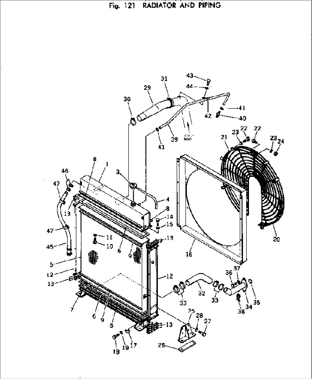 RADIATOR AND PIPING