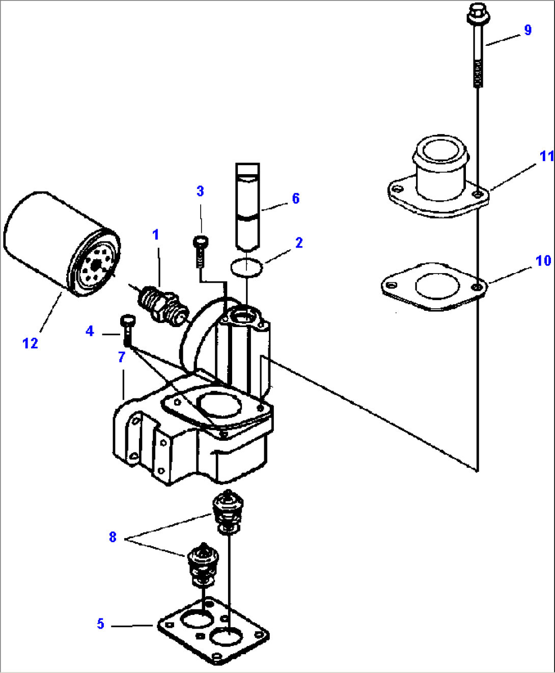 THERMOSTAT HOUSING