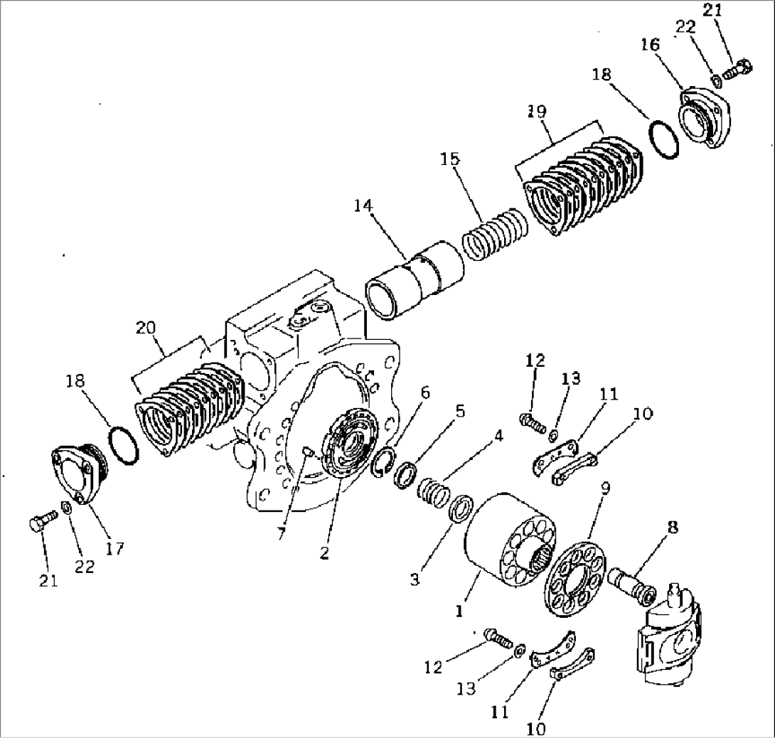 HYDRAULIC PUMP¤ FRONT (2/2)