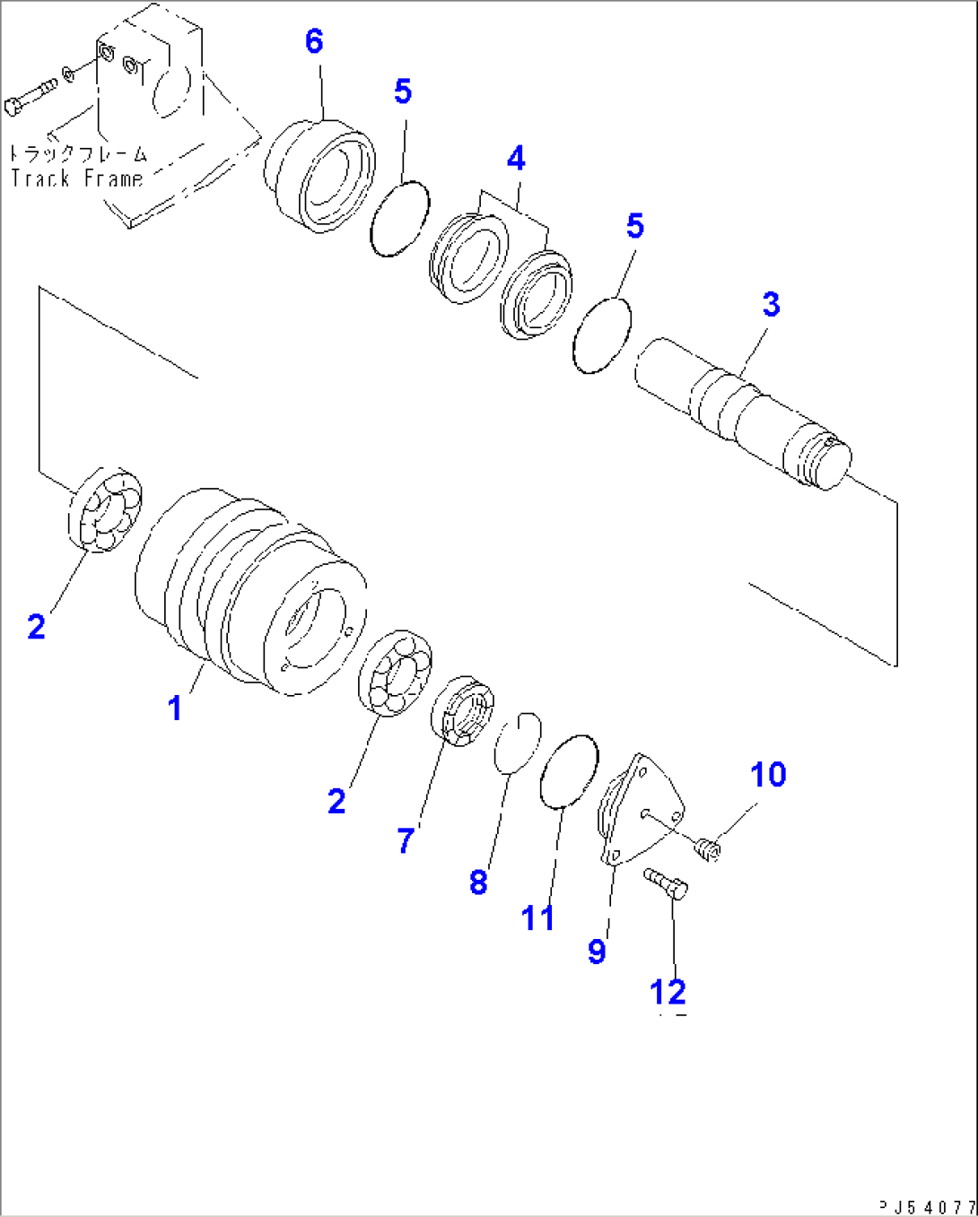 CARRIER ROLLER(#11045-.)