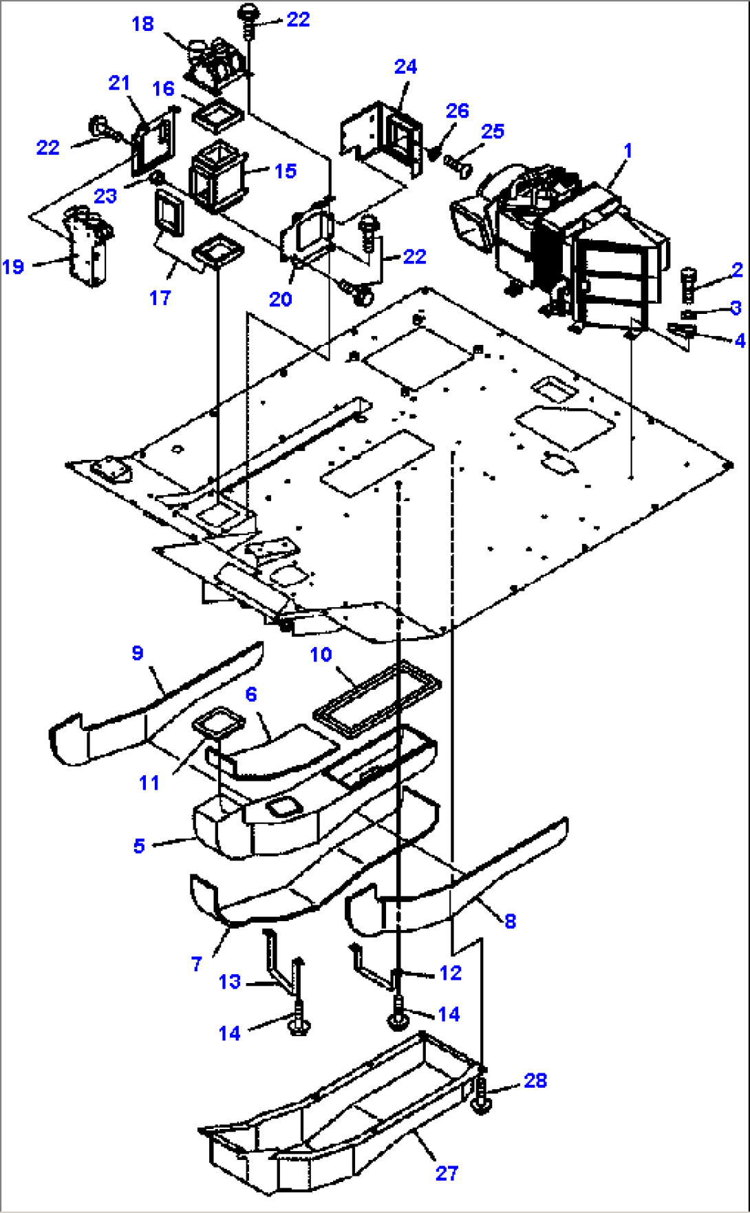 FIG. K0710-01A0 AIR CONDITIONER AND AIR DUCT