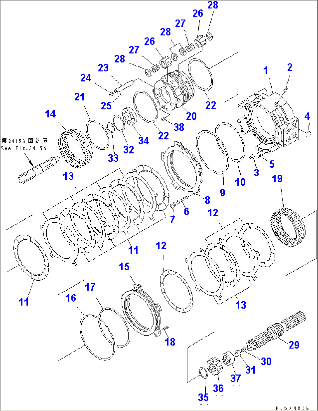 TRANSMISSION (FORWARD AND 3RD CLUTCH)(#.-)