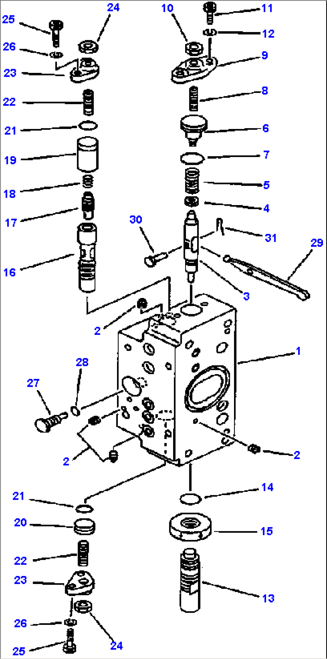 FIG NO. 6058 SWITCH PUMP (SERVO VALVE, FRONT 2/3) (8/12)