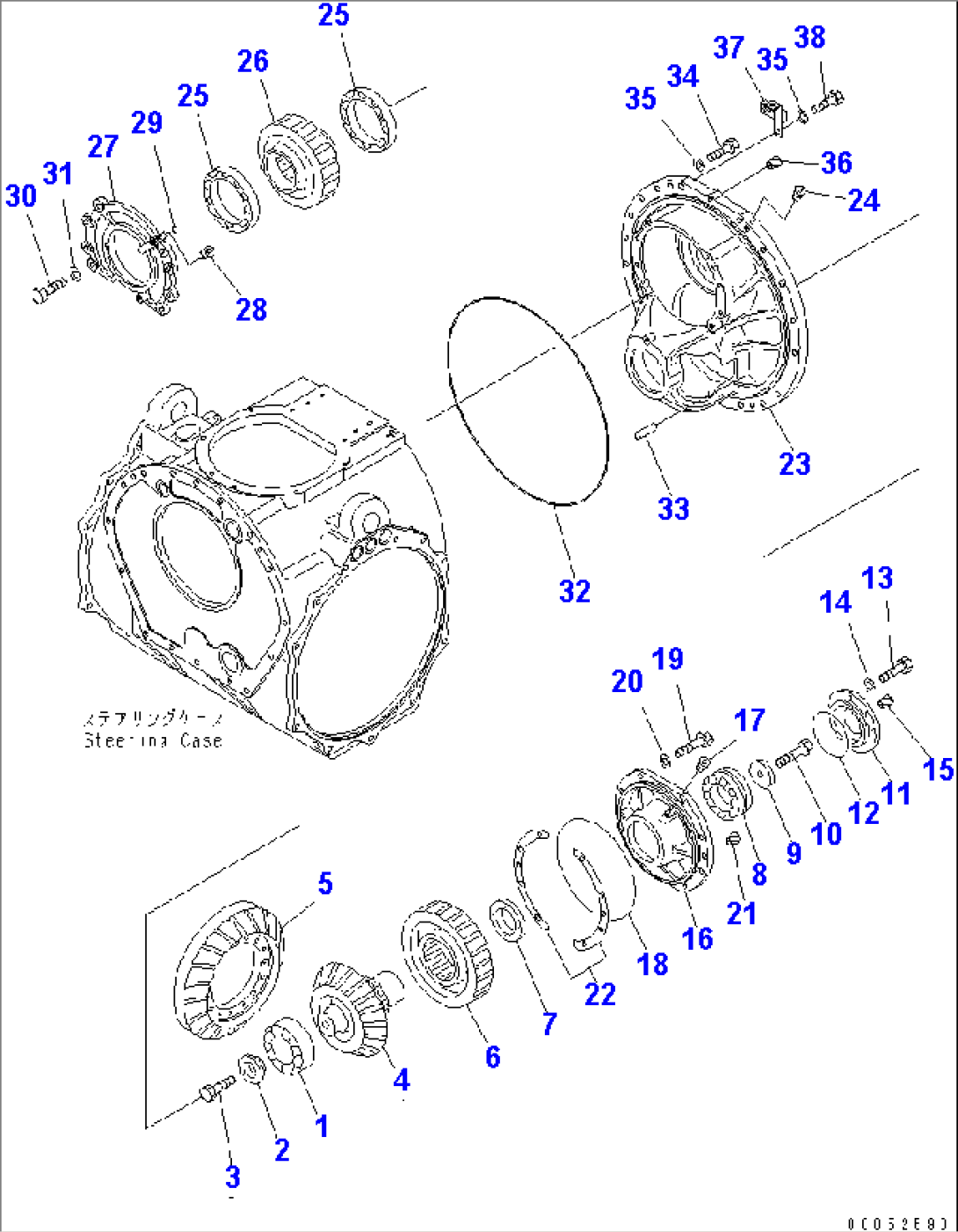 STEERING (TRANSFER AND PINION) (WITH VHMS)