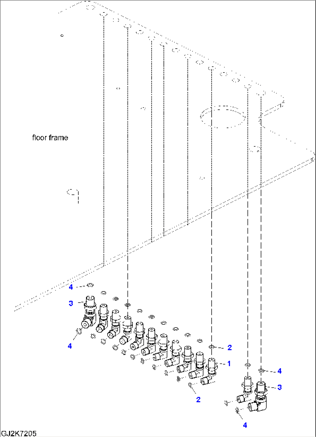 FLOOR FRAME FITTINGS